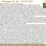 Mensagem do dia - 14.04.2021