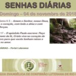 Senhas do dia - 04.11.2018