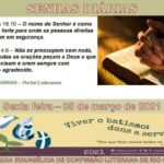 Senhas do dia - 05.03.2021