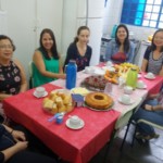 Café da manhã de professoras do Centro Social e Educacional Sal da Terra no Dia do Professor 15/10/2016