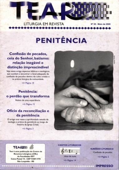 Tear - Liturgia em Revista. Número 28 - Maio 2009
