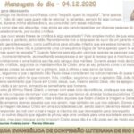 Mensagem do dia - 04.12.2020