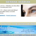 Senhas do dia - 11.10.2020