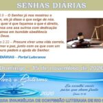 Senhas do dia - 15.11.2020