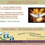 Senhas do dia - 30.07.2021
