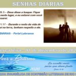 Senhas do dia - 01.12.2020