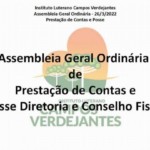 0. AGO - Prest. Contas e Posse