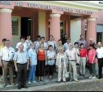Visitantes da Baviera com o reitor da EST