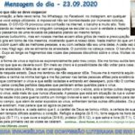 Mensagem do dia - 23.09.2020