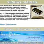 Senhas do dia - 30.05.2020