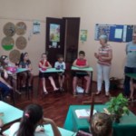Abertura do encontro com as crianças