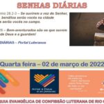 Senhas do dia - 02.03.2022