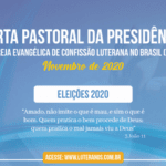Carta Pastoral da Presidência - Novembro 2020