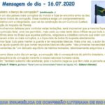 Mensagem do dia - 16.07.2020