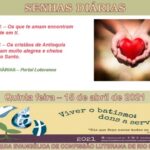 Senhas do dia - 15.04.2021