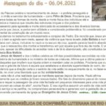 Mensagem do dia - 06.04.2021