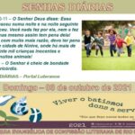 Senhas do dia - 03.10.2021