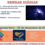 Senhas do dia - 20.12.2021