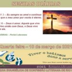 Senhas do dia - 10.03.2021