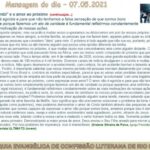 Mensagem do dia - 07.05.2021
