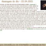 Mensagem do dia - 23.04.2021