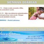 Senhas do dia - 28.11.2020