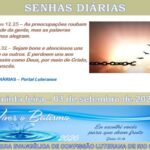 Senhas do dia - 03.09.2020