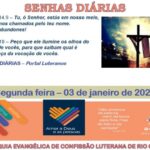 Senhas do dia - 03.01.2022