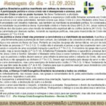 Mensagem do dia - 12.09.2021