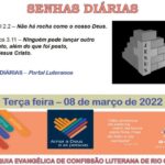 Senhas do dia - 08.03.2022