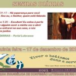Senhas do dia - 17.12.2020