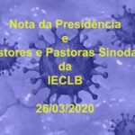 Nota Presidência e PPSS - 26-03-2020