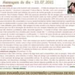 Mensagem do dia - 23.07.2021