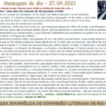 Mensagem do dia - 27.04.2021