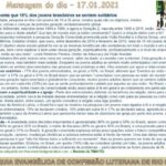 Mensagem do dia - 17.01.2021