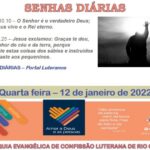 Senhas do dia - 12.01.2022