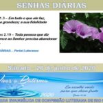 Senhas do dia - 20.06.2020
