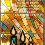 Vitral Capela de Cristo - A noite está findando...