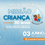 Card Missão Criança 30 ANOS