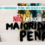 Imagem contra a redução da maioridade penal