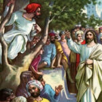 Jesus anuncia a visita à casa de Zaqueu