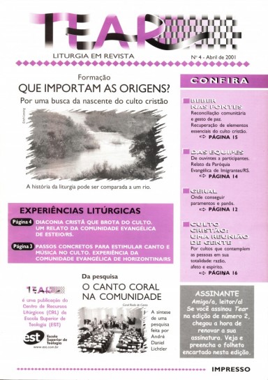 Tear Volume 2 - Número 4 - Abril 2001