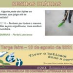 Senhas do dia - 10.08.2021