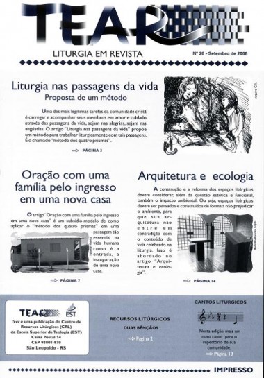 Tear - Liturgia em Revista. Número 26 - Setembro 2008