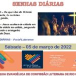 Senhas do dia - 05.03.2022
