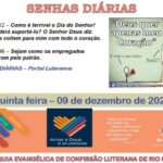 Senhas do dia - 09.12.2021