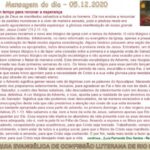 Mensagem do dia - 05.12.2020