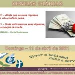 Senhas do dia - 11.04.2021