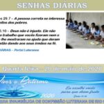 Senhas do dia - 20.05.2020