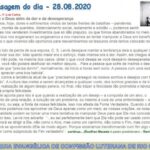 Mensagem do dia - 28.08.2020